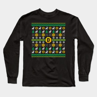 CRYPTO XMAS PATTERN Long Sleeve T-Shirt